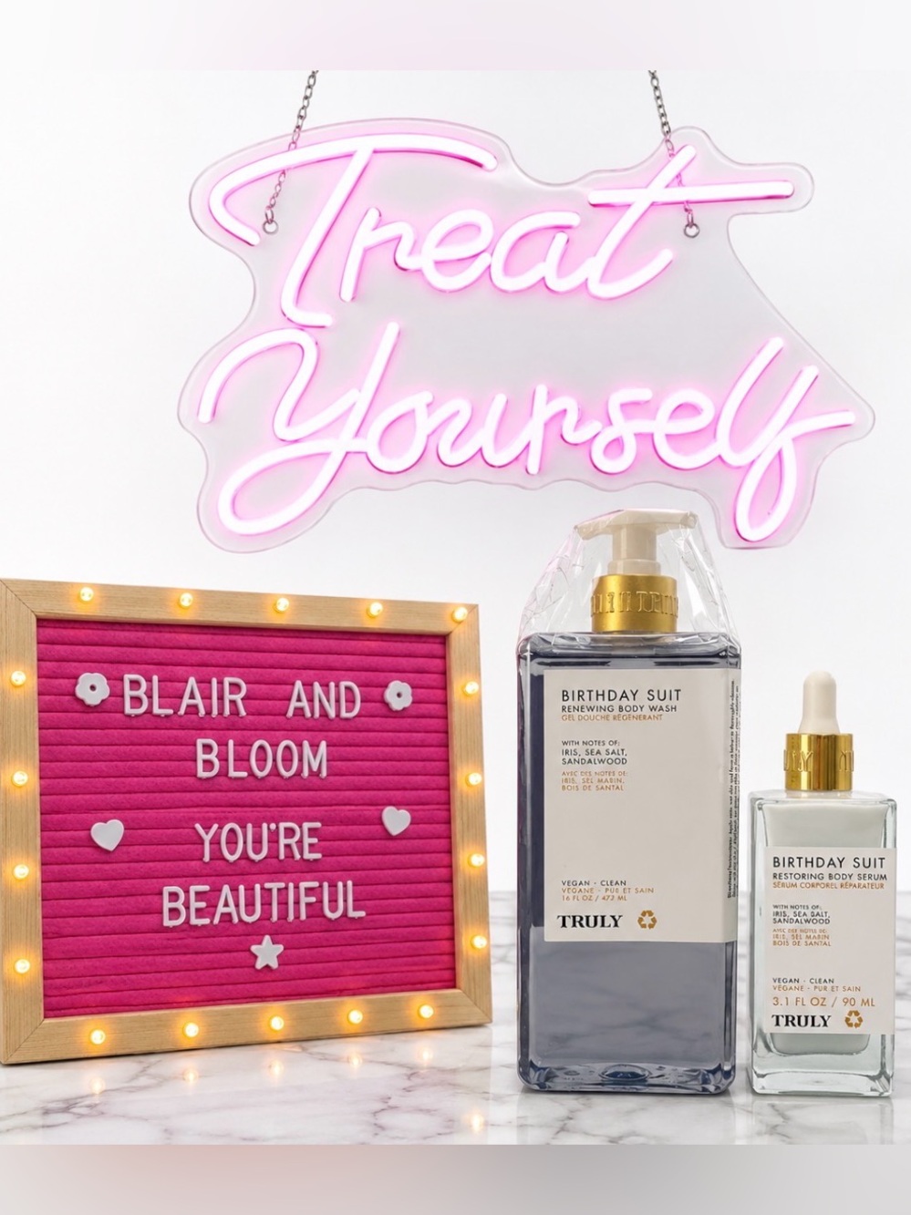 Truly Birthday Suit - Renewing Body Wash & Restoring Body Serum
